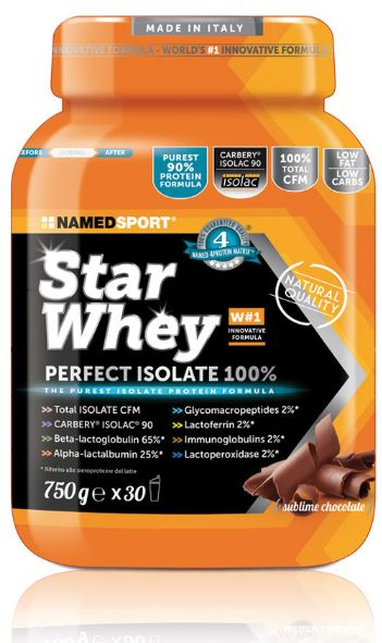 STAR WHEY SUBLIME CHOCOLATE 750 G - Farmacia Nuova Dr.ssa Gabriella Catellani