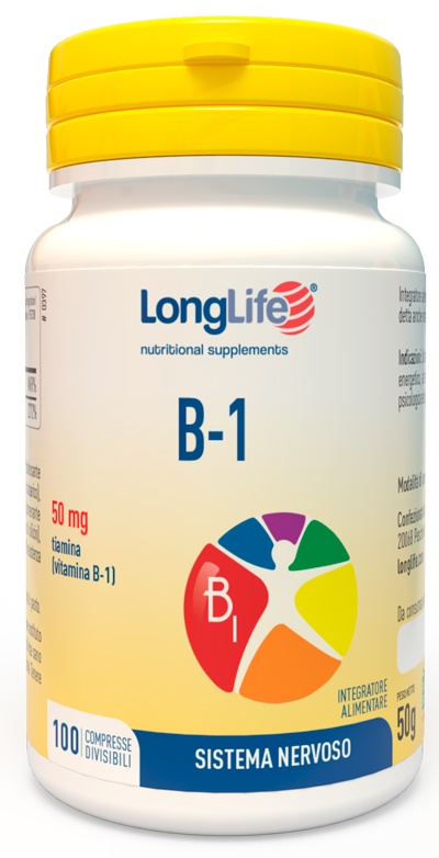 LONGLIFE B1 100 COMPRESSE 50 MG - Farmacia Nuova Dr.ssa Gabriella Catellani