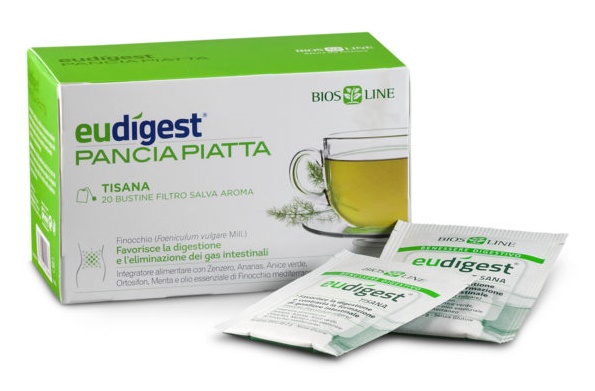 BIOSLINE EUDIGEST TISANA DOPOPASTO 20 BUSTE 40 G - Farmacia Nuova Dr.ssa Gabriella Catellani