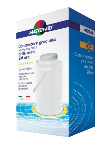 CONTENITORE RACCOLTA URINA MASTER-AID 24 H 2500 ML - Farmacia Nuova Dr.ssa Gabriella Catellani