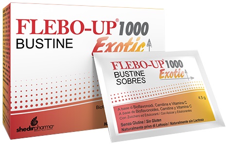 FLEBO-UP 1000 EXOTIC 18 BUSTINE - Farmacia Nuova Dr.ssa Gabriella Catellani