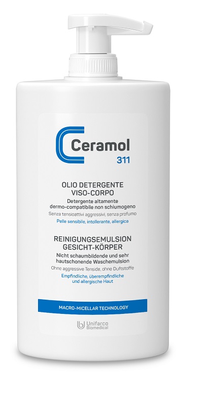 CERAMOL 311 OLIO DETERGENTE VISO/CORPO 400 ML - Farmacia Nuova Dr.ssa Gabriella Catellani