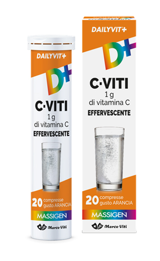 MASSIGEN VITAMINA C 1G EFFERVESCENTE 20 COMPRESSE - Farmacia Nuova Dr.ssa Gabriella Catellani