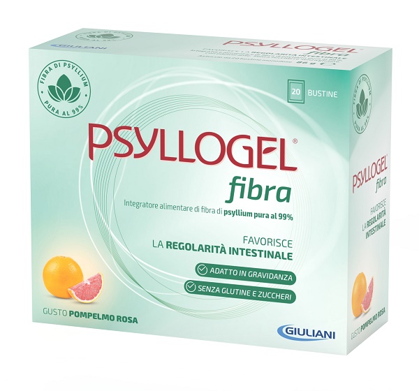 PSYLLOGEL FIBRA POMPELMO ROSA 20 BUSTINE - Farmacia Nuova Dr.ssa Gabriella Catellani