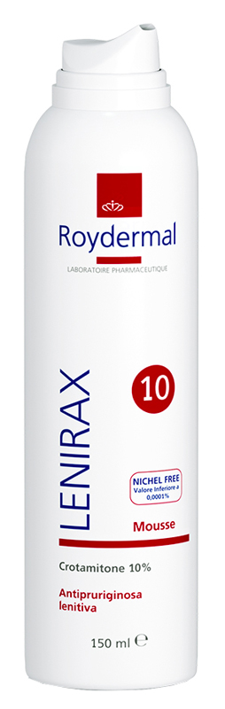 LENIRAX 10 MOUSSE DERMATOLOGICA CROTAMITONE 10% 150 ML - Farmacia Nuova Dr.ssa Gabriella Catellani
