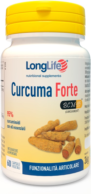 LONGLIFE CURCUMA FORTE 60 CAPSULE VEGETALI - Farmacia Nuova Dr.ssa Gabriella Catellani