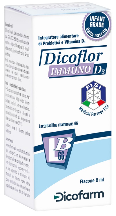 DICOFLOR IMMUNO D3 8 ML FLACONE - Farmacia Nuova Dr.ssa Gabriella Catellani