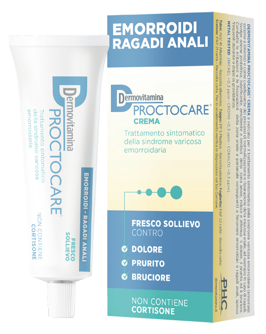 DERMOVITAMINA PROCTOCARE CREMA EMORROIDI RAGADI ANALI 30 ML CON CANNULA - Farmacia Nuova Dr.ssa Gabriella Catellani