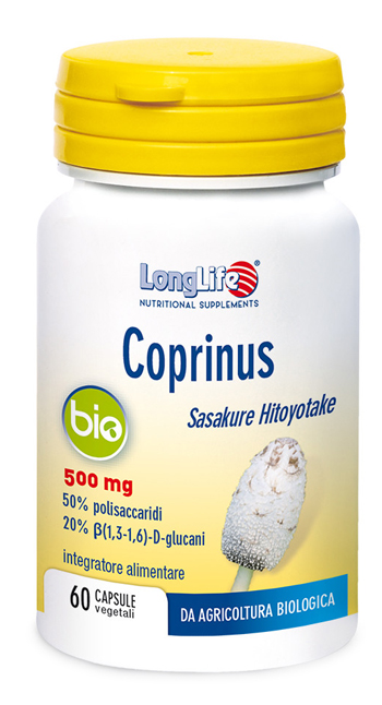 LONGLIFE COPRINUS BIO 60 CAPSULE - Farmacia Nuova Dr.ssa Gabriella Catellani