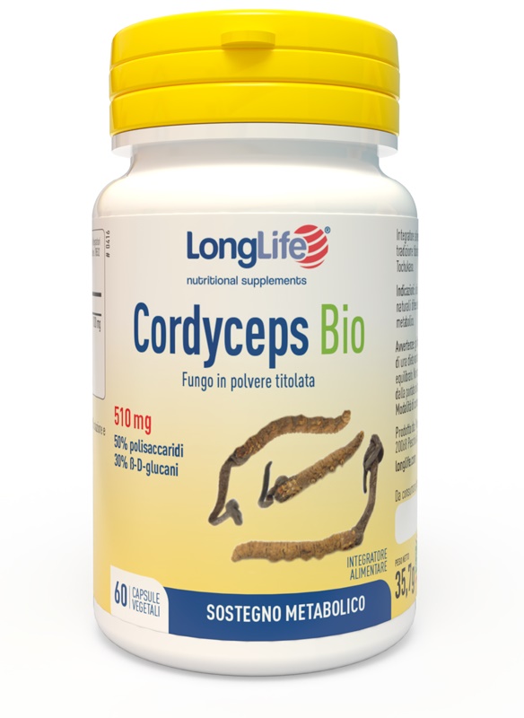 LONGLIFE CORDYCEPS BIO 60 CAPSULE - Farmacia Nuova Dr.ssa Gabriella Catellani