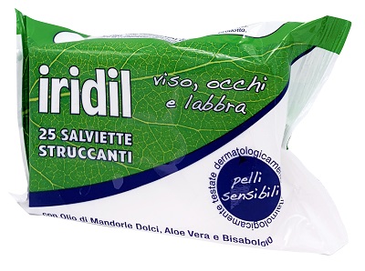 IRIDIL SALVIETTE STRUCCANTI 25 PEZZI - Farmacia Nuova Dr.ssa Gabriella Catellani