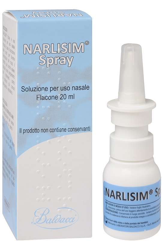 NARLISIM SPRAY SOLUZIONE NASALE 20 ML - Farmacia Nuova Dr.ssa Gabriella Catellani