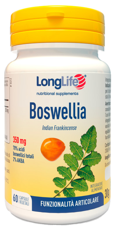 LONGLIFE BOSWELLIA 60 CAPSULE VEGETALI - Farmacia Nuova Dr.ssa Gabriella Catellani