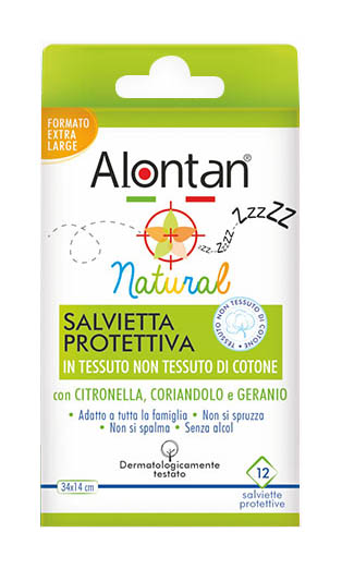 ALONTAN NATURAL SALVIETTA MONOUSO 12 PEZZI - Farmacia Nuova Dr.ssa Gabriella Catellani