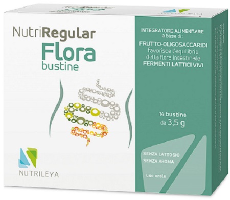 NUTRIREGULAR FLORA 14 BUSTINE - Farmacia Nuova Dr.ssa Gabriella Catellani