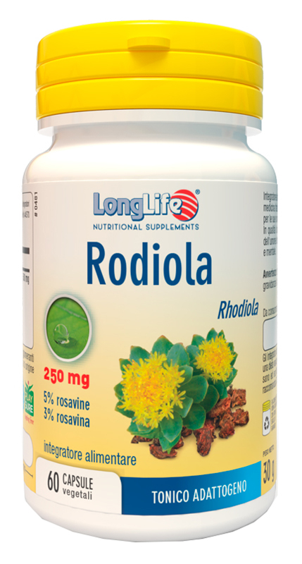 LONGLIFE RODIOLA 60 CAPSULE VEGETALI - Farmacia Nuova Dr.ssa Gabriella Catellani