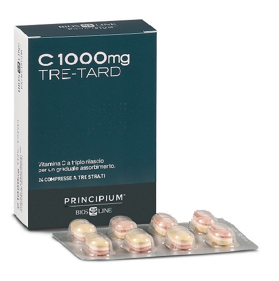 PRINCIPIUM C 1000 MG TRE-TARD 24 COMPRESSE A TRE STRATI - Farmacia Nuova Dr.ssa Gabriella Catellani