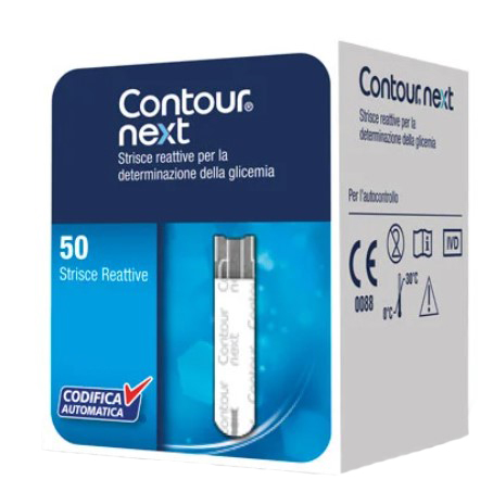 CONTOUR GLICEMIA STRISCE REATTIVE 50 PEZZI - Farmacia Nuova Dr.ssa Gabriella Catellani