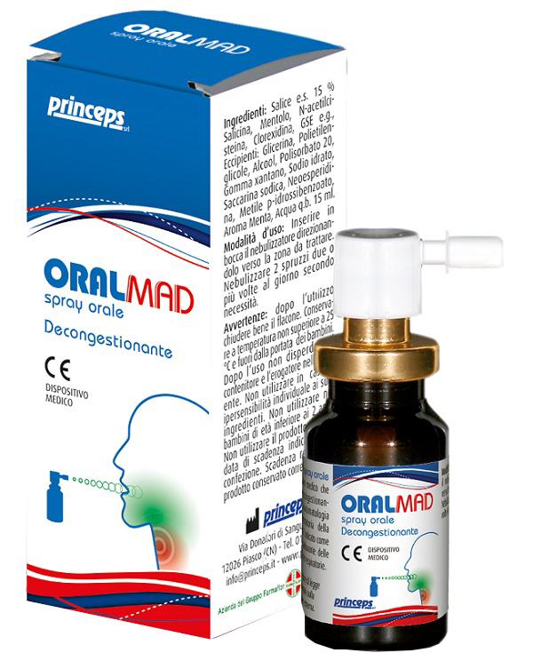 ORALMAD SPRAY 15 ML - Farmacia Nuova Dr.ssa Gabriella Catellani