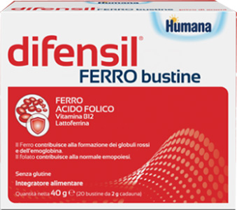 DIFENSIL FERRO BUSTINE 20 BUSTINE 2 G - Farmacia Nuova Dr.ssa Gabriella Catellani