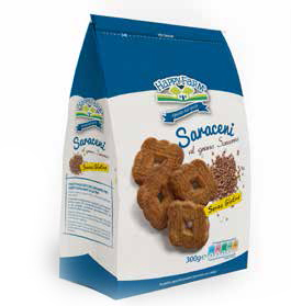 HAPPY FARM BISCOTTI SARACENI 300 G - Farmacia Nuova Dr.ssa Gabriella Catellani