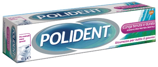 ADESIVO PROTESI DENTALI POLIDENT LUNGA TENUTA 70 G - Farmacia Nuova Dr.ssa Gabriella Catellani