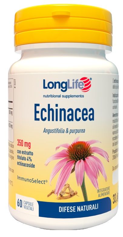 LONGLIFE ECHINACEA 60 CAPSULE VEGETALI - Farmacia Nuova Dr.ssa Gabriella Catellani