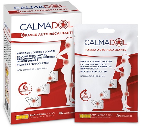 CALMADOL FASCIA RISCALDANTE PACK 6 PEZZI - Farmacia Nuova Dr.ssa Gabriella Catellani