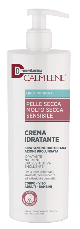 DERMOVITAMINA CALMILENE CREMA IDRATANTE PER PELLE SECCA, MOLTO SECCA O SENSIBILE 500 ML - Farmacia Nuova Dr.ssa Gabriella Catellani