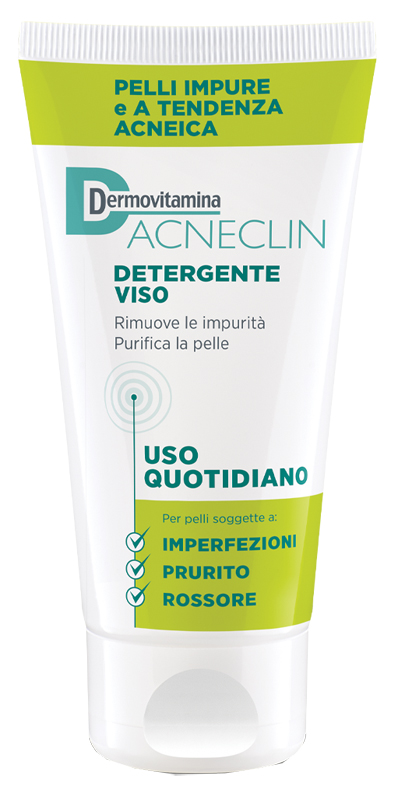 DERMOVITAMINA ACNECLIN DETERGENTE VISO USO QUOTIDIANO 200 ML - Farmacia Nuova Dr.ssa Gabriella Catellani