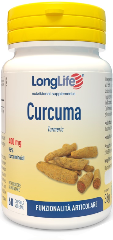 LONGLIFE CURCUMA 60 CAPSULE VEGETALI - Farmacia Nuova Dr.ssa Gabriella Catellani