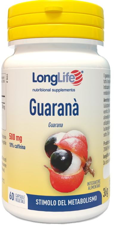 LONGLIFE GUARANA' 60 CAPSULE VEGETALI - Farmacia Nuova Dr.ssa Gabriella Catellani