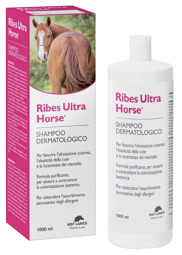 RIBES HORSE ULTRA SHAMPOO DERMATOLOGICO 1 LITRO - Farmacia Nuova Dr.ssa Gabriella Catellani