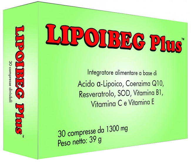 LIPOIBEG PLUS 30 COMPRESSE DA 1300 MG - Farmacia Nuova Dr.ssa Gabriella Catellani