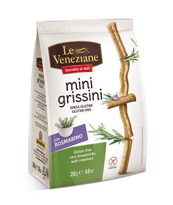 LE VENEZIANE MINI GRISSINI ROSMARINO 250 G - Farmacia Nuova Dr.ssa Gabriella Catellani