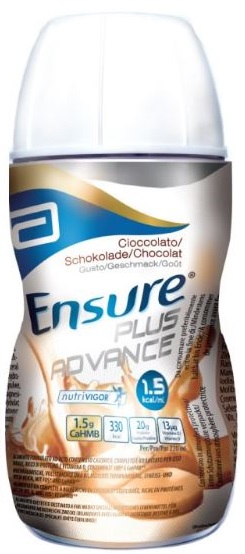 ENSURE PLUS ADVANCE CIOCCOLATO 4 BOTTIGLIE DA 220 ML - Farmacia Nuova Dr.ssa Gabriella Catellani