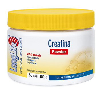 LONGLIFE CREATINA POWDER 150 G - Farmacia Nuova Dr.ssa Gabriella Catellani