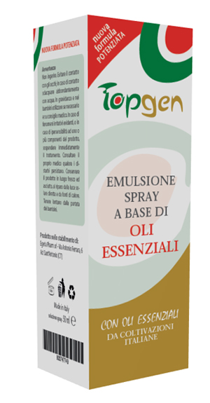 TOPGEN EMULSIONE SPRAY A BASE DI OLI ESSENZIALI 50 ML - Farmacia Nuova Dr.ssa Gabriella Catellani