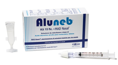 ALUNEB KIT SOLUZIONE ISOTONICA 15 FLACONCINI DA 4 ML + MAD NASAL ATOMIZZATORE - Farmacia Nuova Dr.ssa Gabriella Catellani