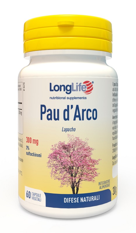 LONGLIFE PAU D'ARCO 60 CAPSULE VEGETALI - Farmacia Nuova Dr.ssa Gabriella Catellani