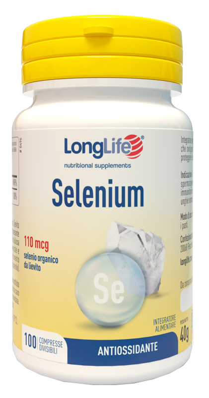 LONGLIFE SELENIUM 100 COMPRESSE DIVISIBILI - Farmacia Nuova Dr.ssa Gabriella Catellani