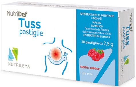 NUTRIDEF TUSS 20 PASTIGLIE LAMPONE - Farmacia Nuova Dr.ssa Gabriella Catellani