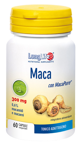 LONGLIFE MACA 60 CAPSULE VEGETALI DA 550 MG - Farmacia Nuova Dr.ssa Gabriella Catellani