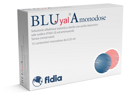 BLU YAL A MONODOSE GOCCE OCULARI 15 FLACONCINI 0,35 ML - Farmacia Nuova Dr.ssa Gabriella Catellani