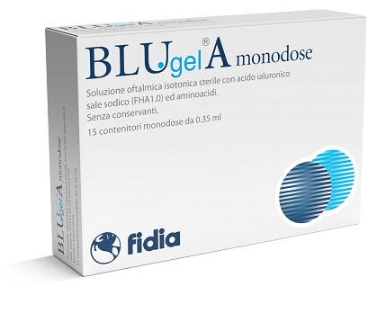 BLU GEL A MONODOSE GOCCE OCULARI 15 CONTENITORI MONODOSE - Farmacia Nuova Dr.ssa Gabriella Catellani