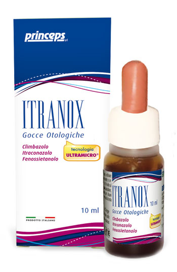 ITRANOX GOCCE OTOLOGICHE 10 ML - Farmacia Nuova Dr.ssa Gabriella Catellani