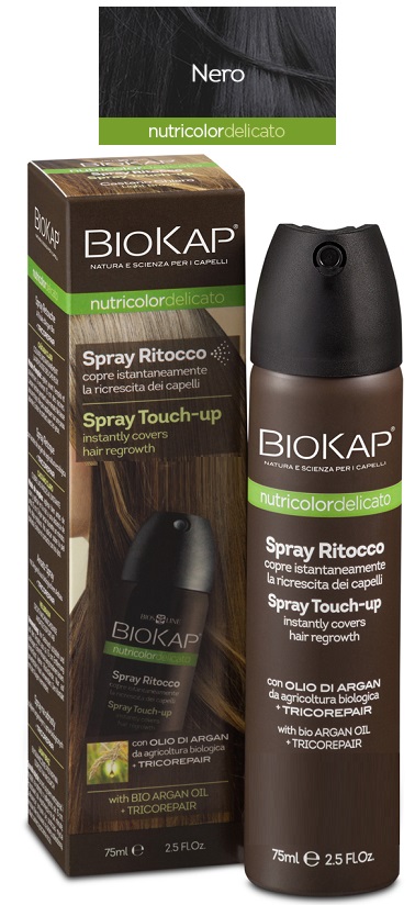 BIOS LINE BIOKAP NUTRICDEL SPRAY RITOCCO NERO 75 ML - Farmacia Nuova Dr.ssa Gabriella Catellani