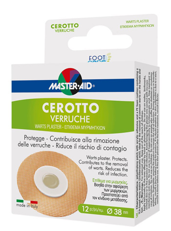 CEROTTO VERRUCHE MASTER-AID FOOTCARE 38 MM 12 PEZZI E3 - Farmacia Nuova Dr.ssa Gabriella Catellani