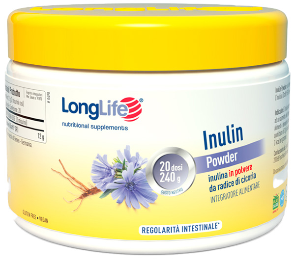 LONGLIFE INULINA POWDER 240 G - Farmacia Nuova Dr.ssa Gabriella Catellani