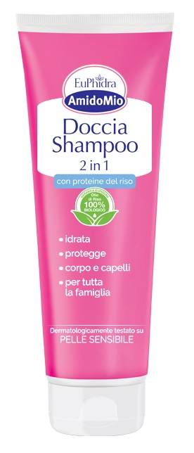 EUPHIDRA AMIDOMIO DOCCIA SHAMPOO 2 IN 1 250 ML - Farmacia Nuova Dr.ssa Gabriella Catellani
